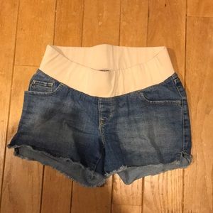 Old Navy Denim Maternity Shorts Size 4